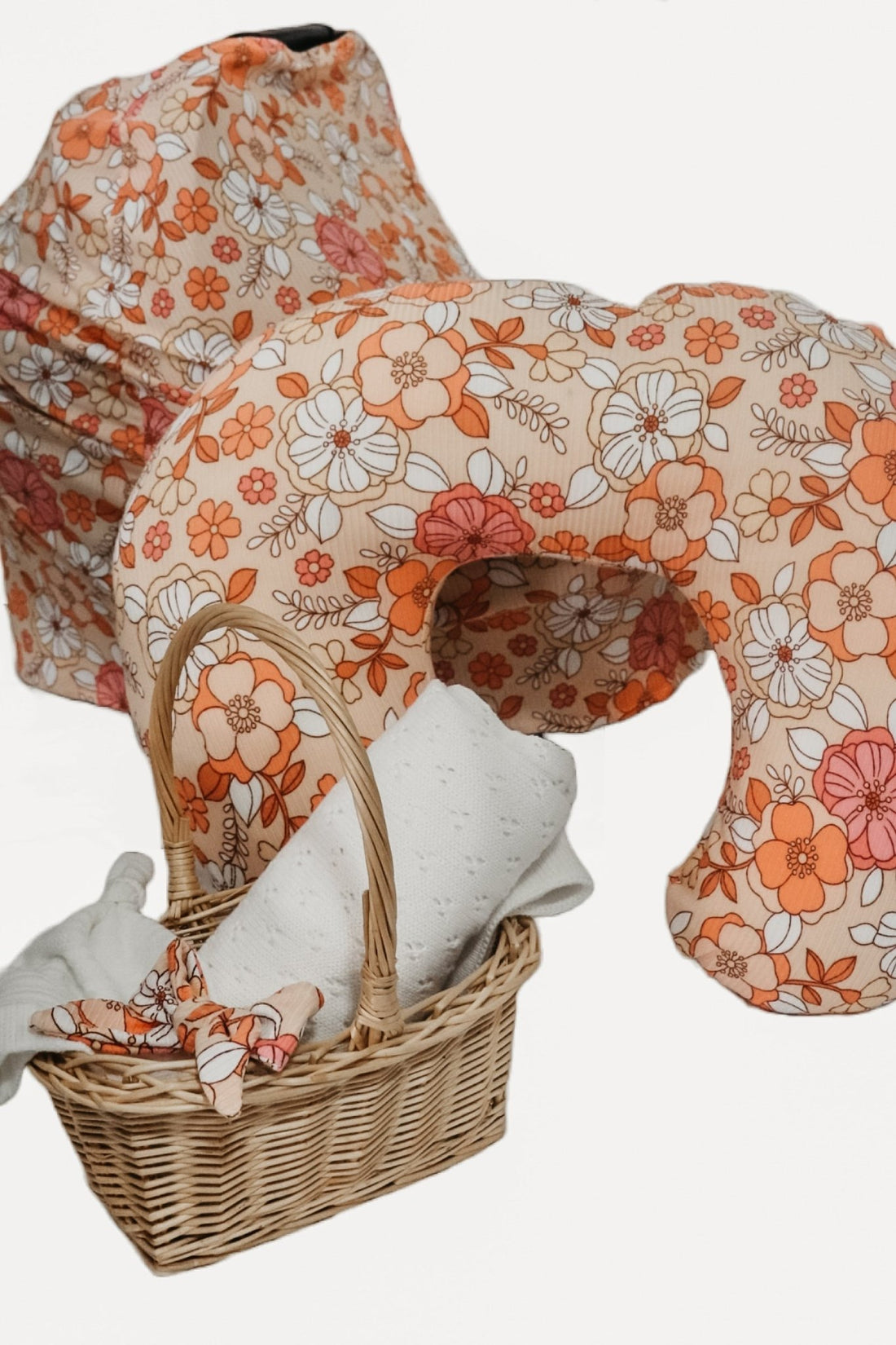 Peach Fuzz Nursing Pillow Cover - Bright House