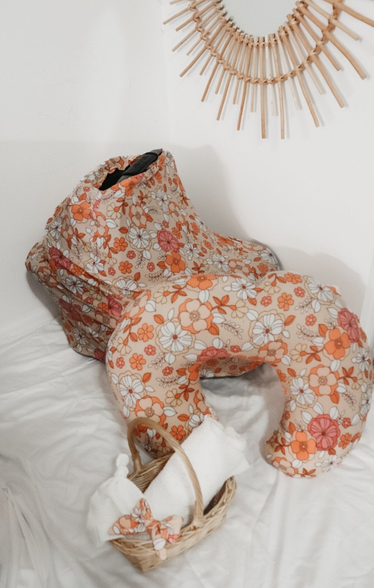 Peach Fuzz Nursing Pillow Cover - Bright House