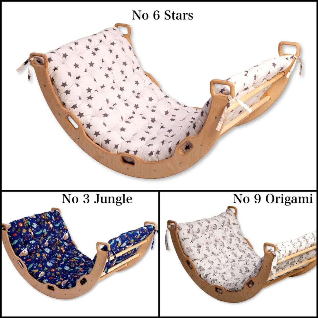 Pillow for small Climbing Arch| JUNGLE - STARS - ORIGAMI - Bright House