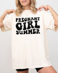 Pregnant Girl Summer, Mom to Be Shirt, Baby Announcement, Pregnancy Reveal, Baby Shower Gift, Funny Gift for New Mom Shirt Comfort Colors T-Shirt - Bright House