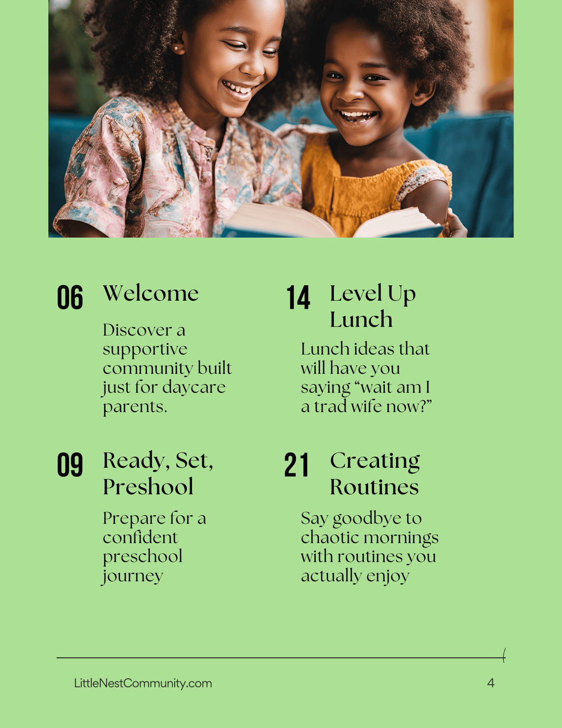 Preschool Survival Guide - Little Nest Community