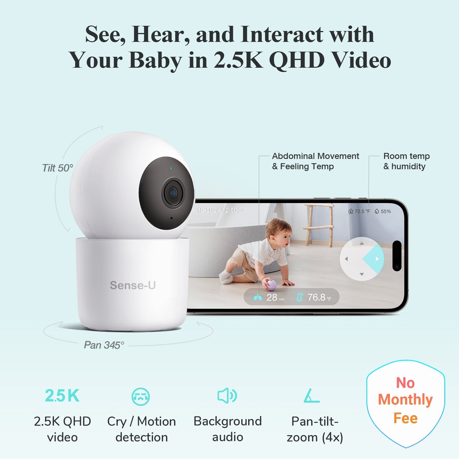 Pro Baby Monitor (Long Range) - Bright House