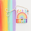 Rainbow Purse For Little Girl: 