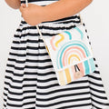 Rainbow Purse with Crayons: 