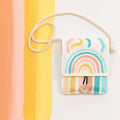 Rainbow Purse with Crayons: 