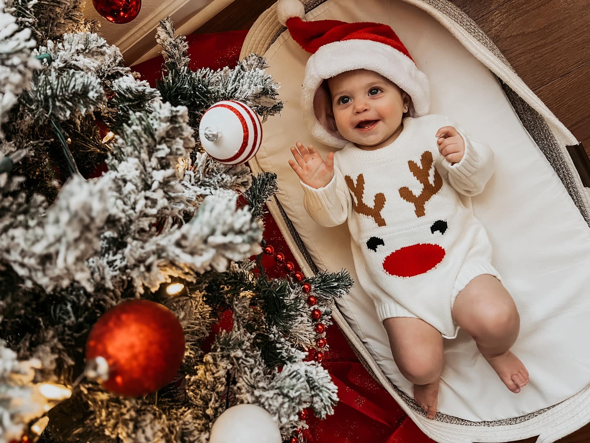 Reindeer Knit Sweater Romper - Bright House