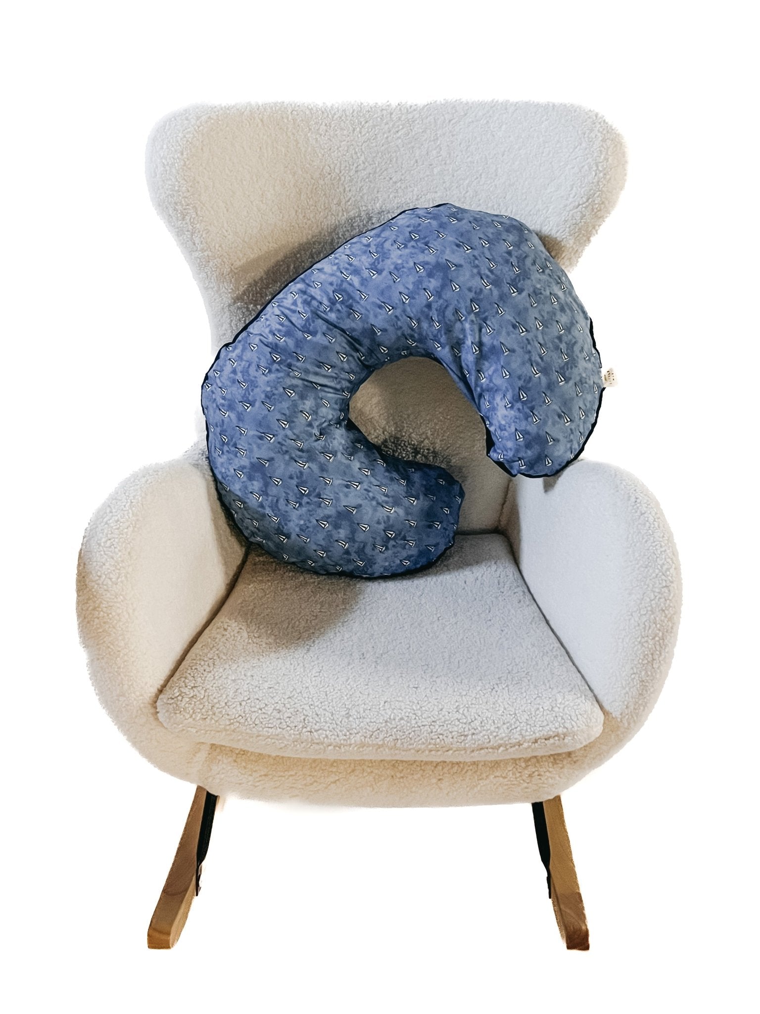 Sailboat Nursing Pillow Cover - Bright House