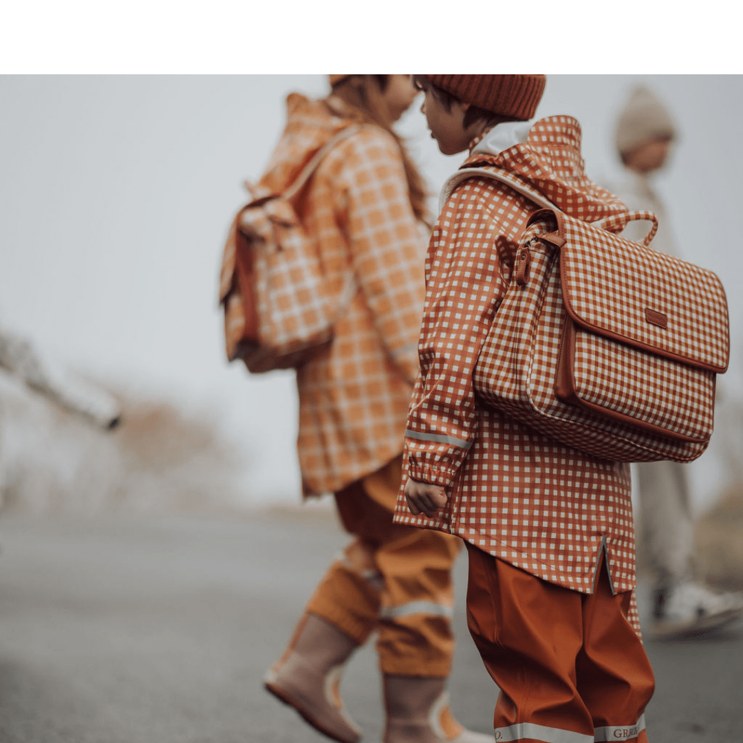 Satchel Backpack | Sienna Gingham - Bright House