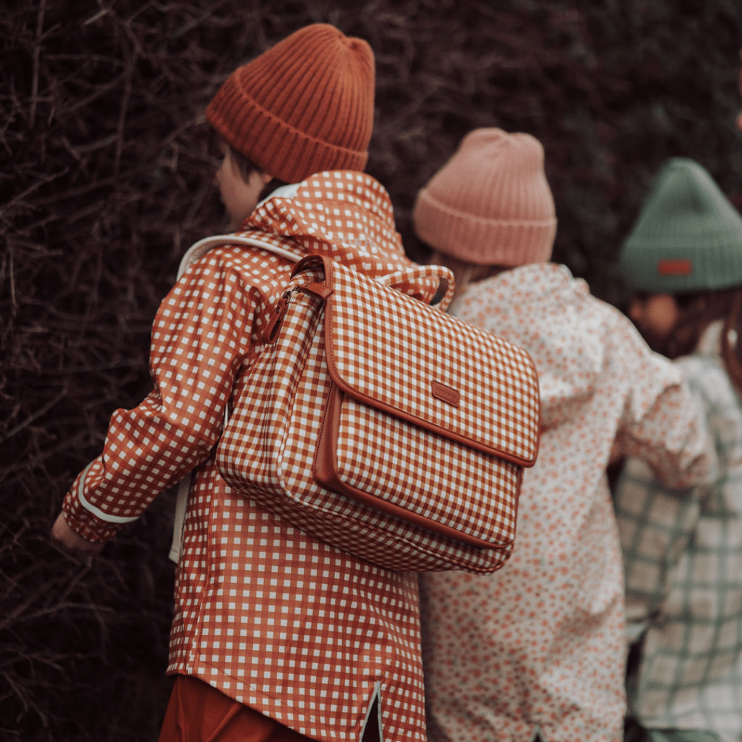 Satchel Backpack | Sienna Gingham - Bright House