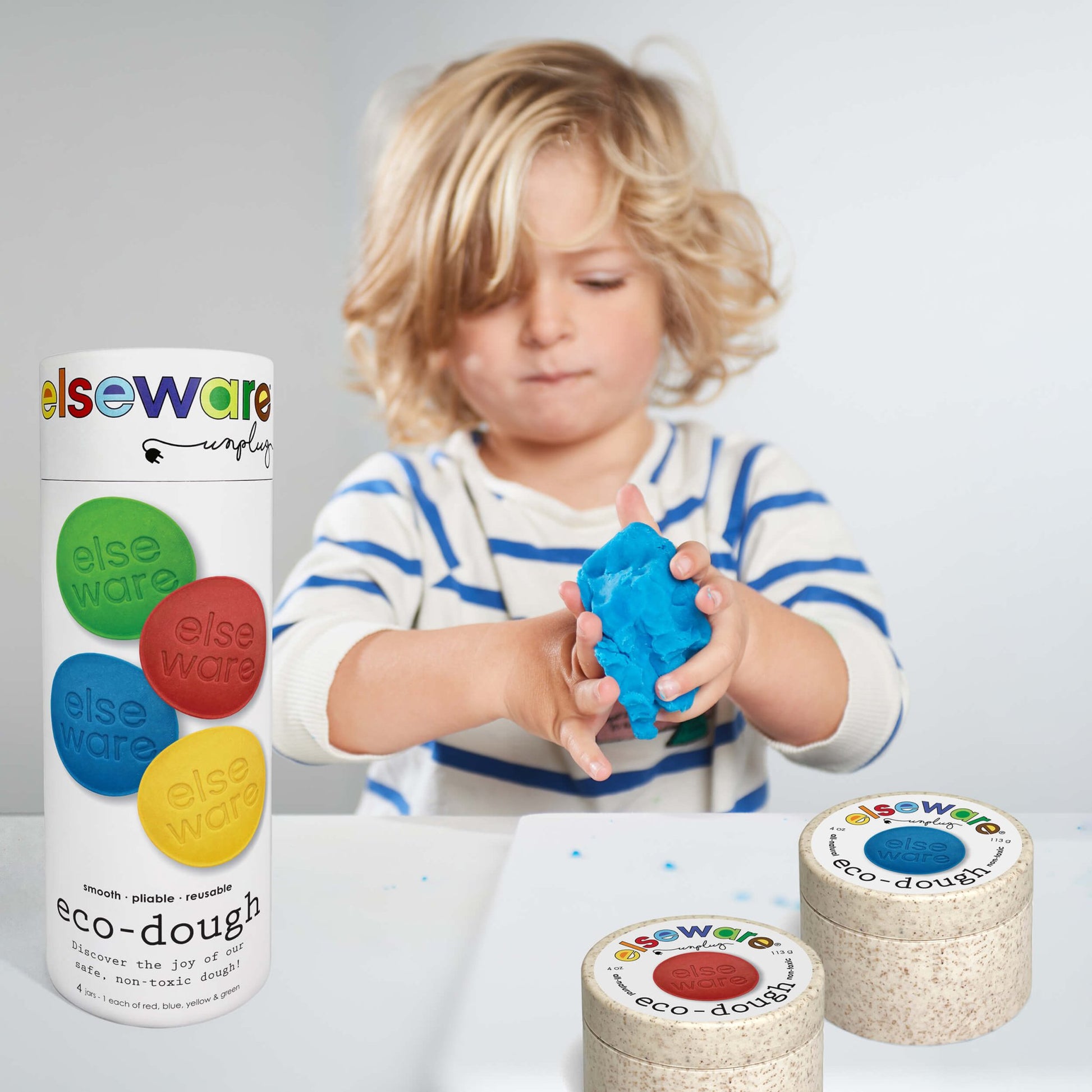 Sensory Play Bundle | Natural Eco - Dough & Tools for Kids - Bright House
