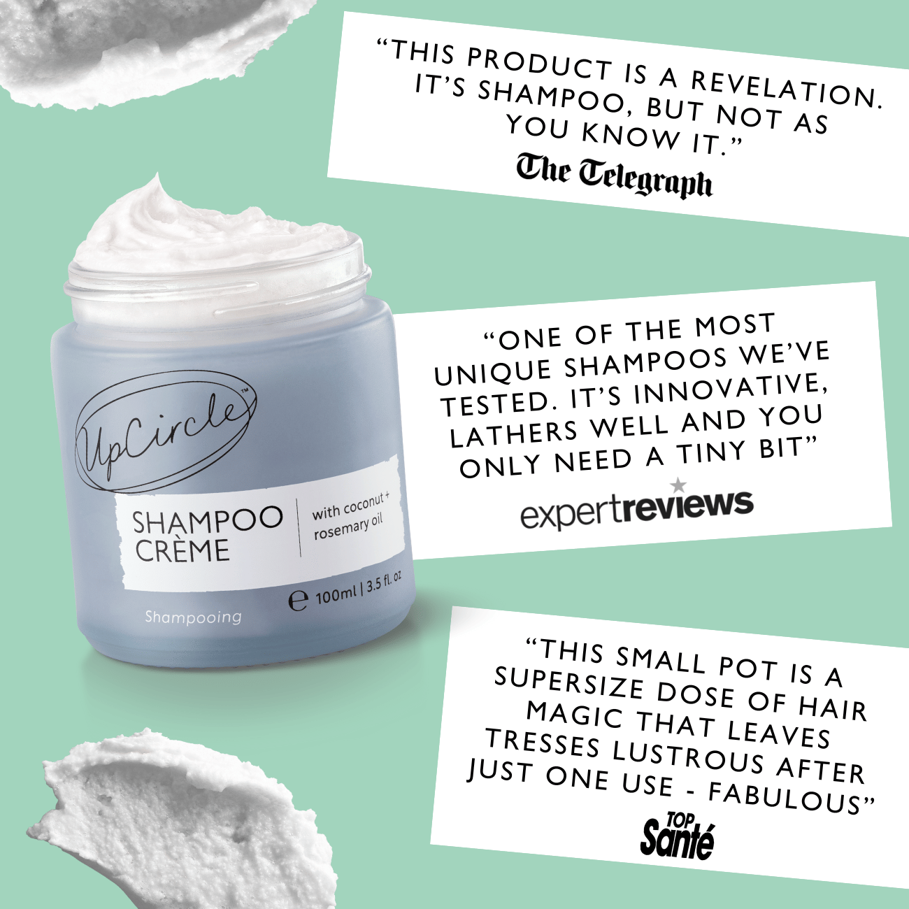 Shampoo Crème with Pink Berry Extract - Bright House