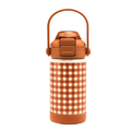 Sip + Chug 2 in 1 Thermo Water Bottle 12 oz. | Sienna Gingham - Bright House