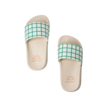 Slide Sandal | Fern Plaid - Bright House