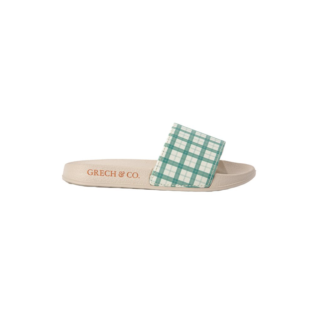 Slide Sandal | Fern Plaid - Bright House