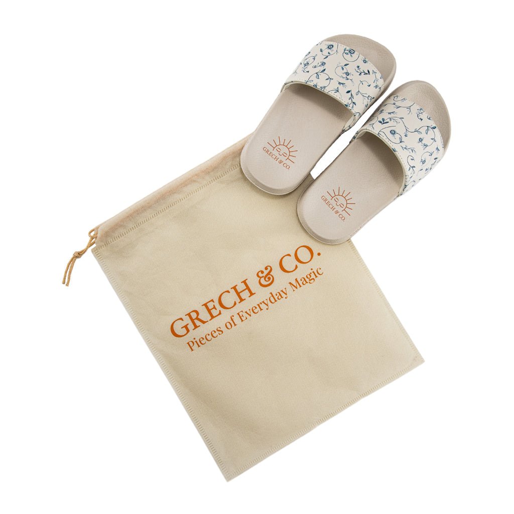 Slide Sandal | Fern Plaid - Bright House