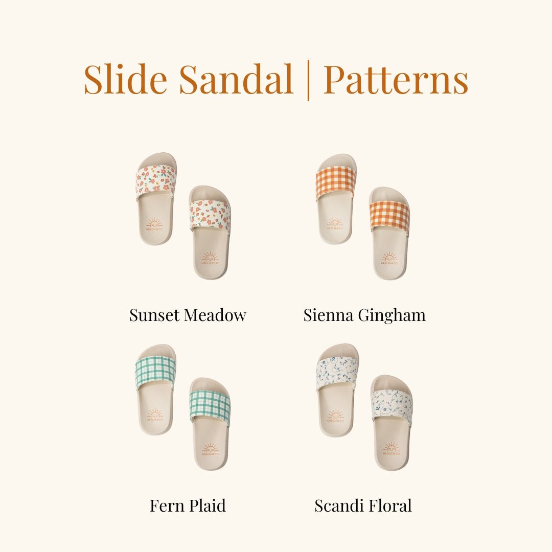 Slide Sandal | Fern Plaid - Bright House