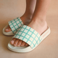 Slide Sandal | Fern Plaid - Bright House
