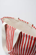 Stripes Wide Tote - Bright House