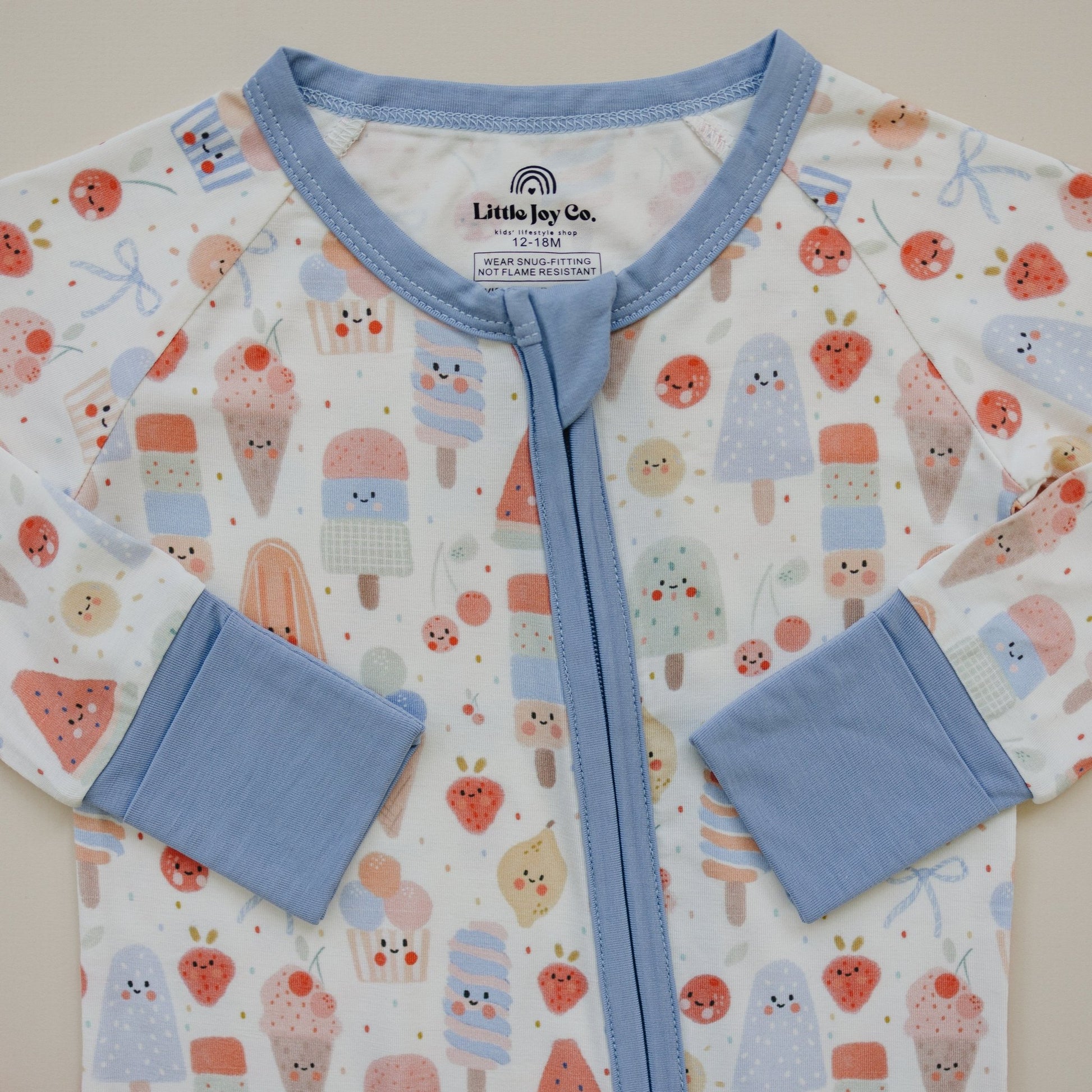 Sweet Summertime Bamboo Zippy Pajamas - Bright House