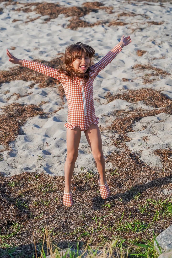 Swim Shoes - Sienna Gingham - Bright House