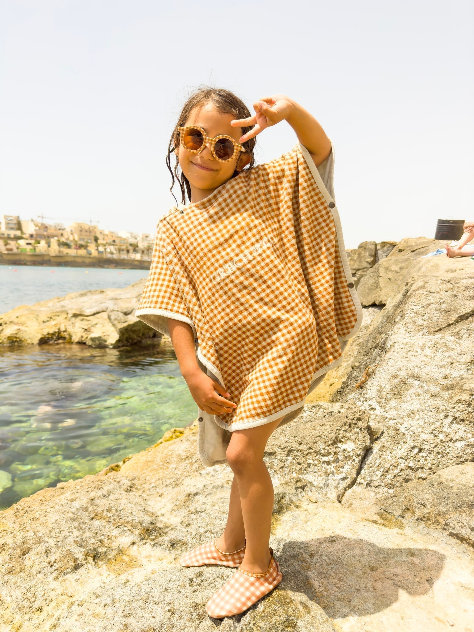 Swim Shoes - Sienna Gingham - Bright House