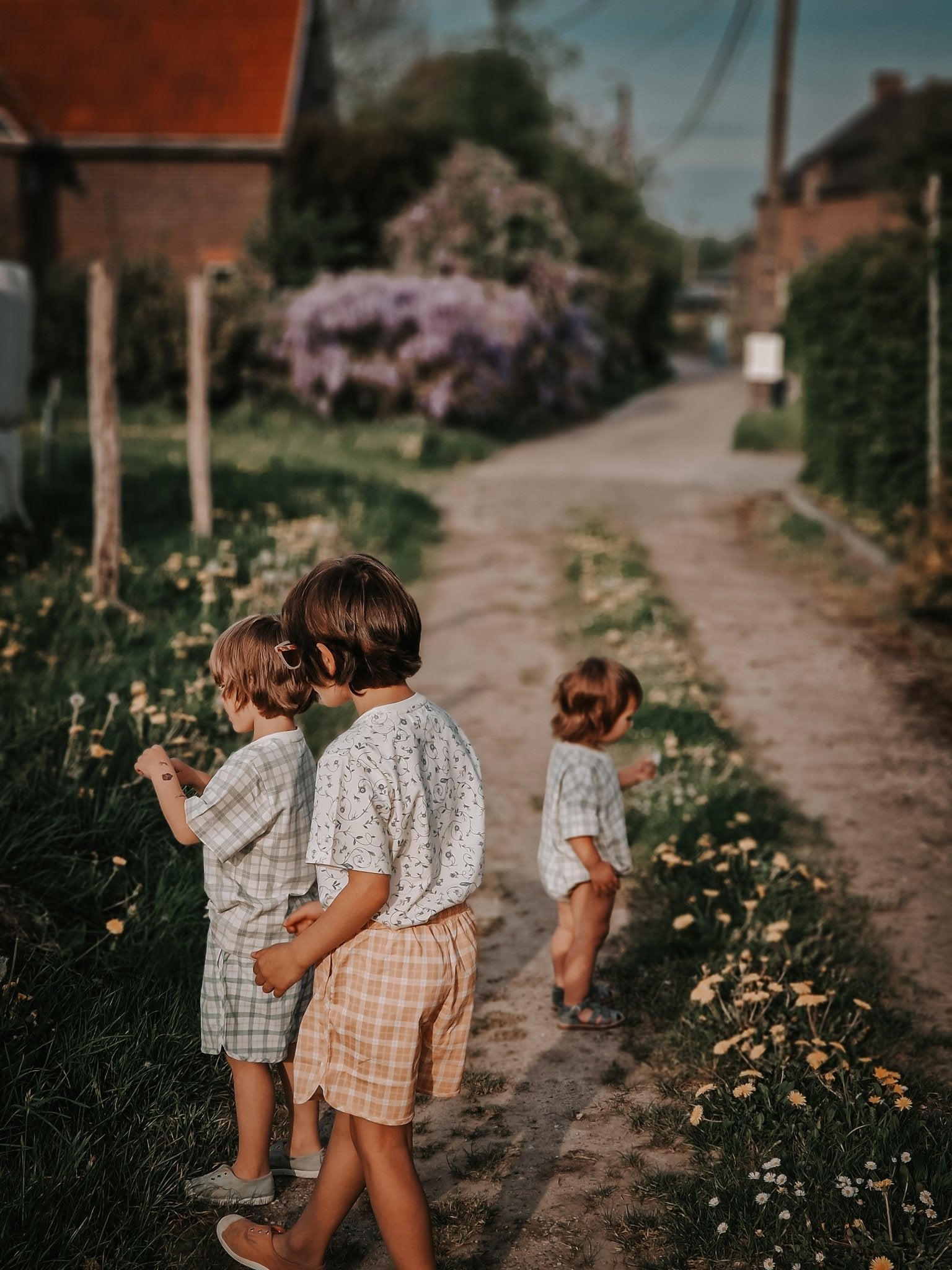 Swim Trunks | UPF + Recycled - Buckwheat Plaid - Bright House