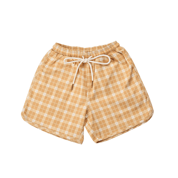 Swim Trunks | UPF + Recycled - Buckwheat Plaid - Bright House