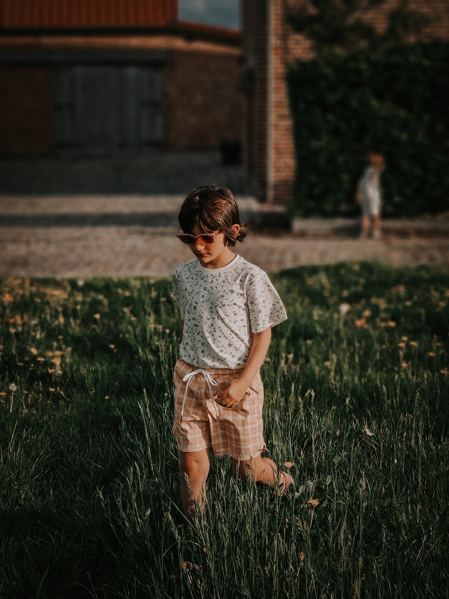 Swim Trunks | UPF + Recycled - Buckwheat Plaid - Bright House