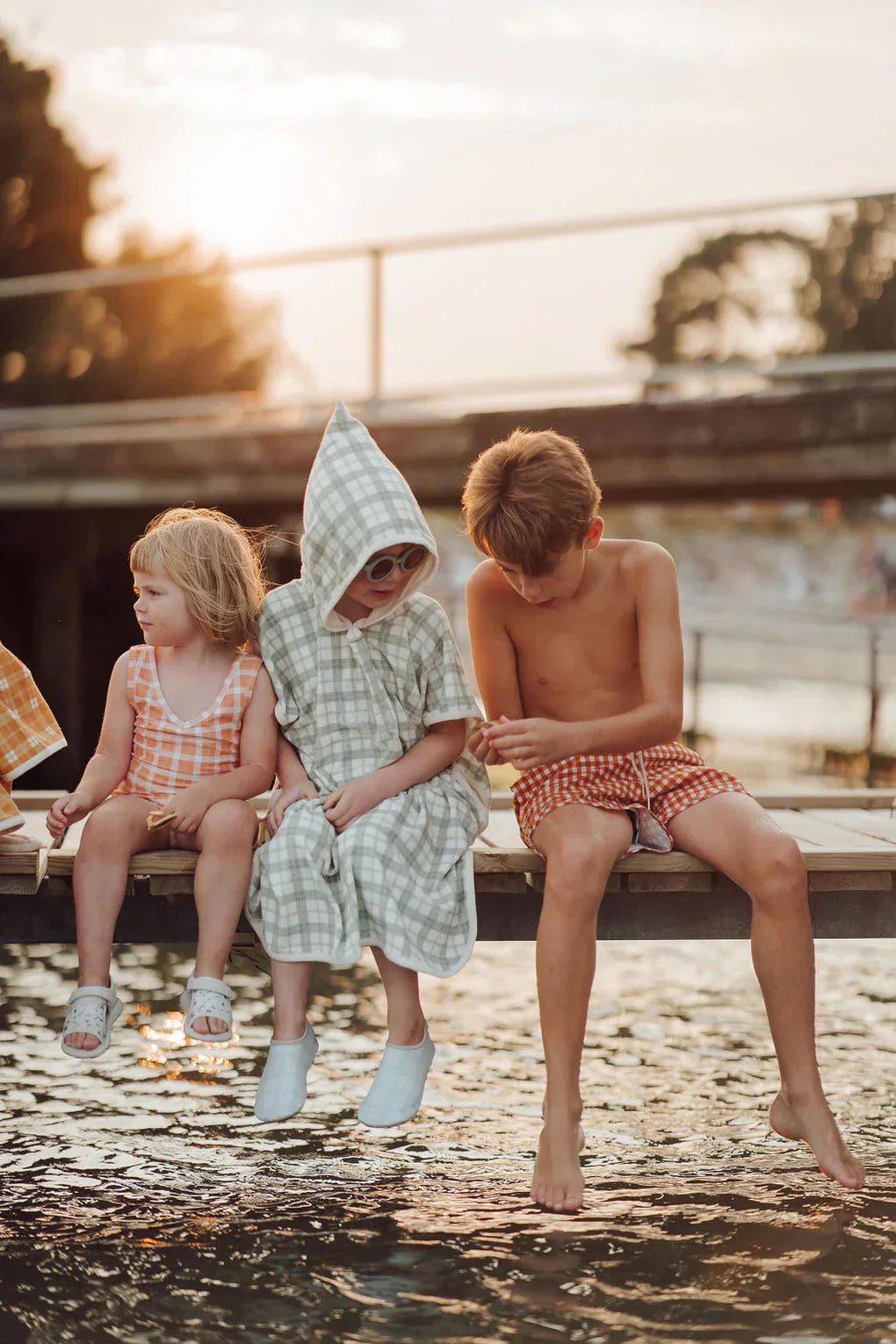 Swim Trunks | UPF + Recycled - Sienna Gingham - Bright House