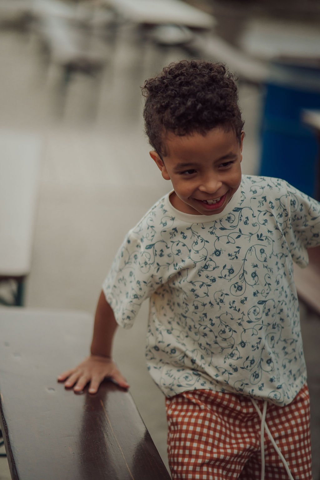 Swim Trunks | UPF + Recycled - Sienna Gingham - Bright House