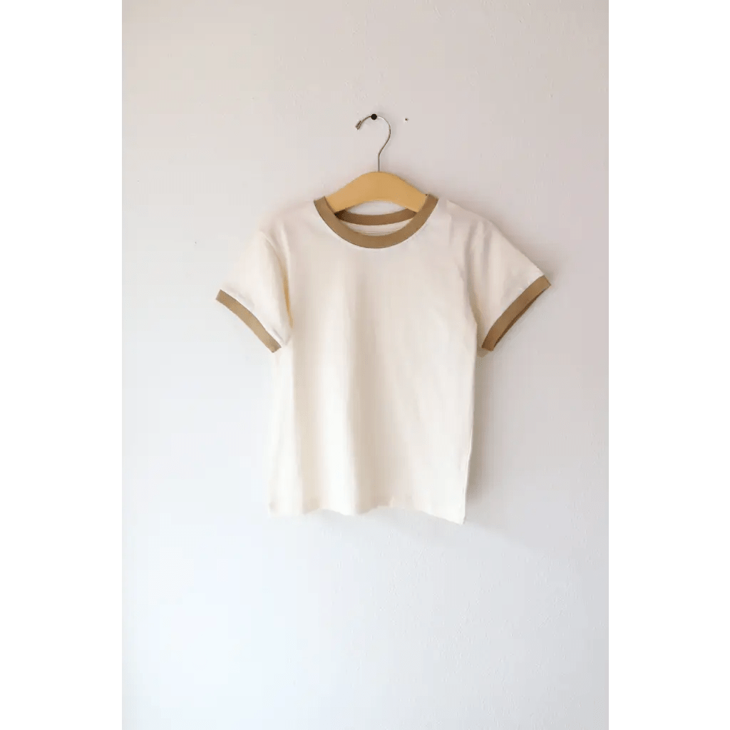 The Everyday Ringer Tee in Muted Brown - Bright House