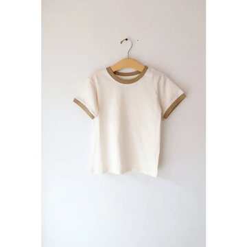 The Everyday Ringer Tee in Muted Brown - Bright House