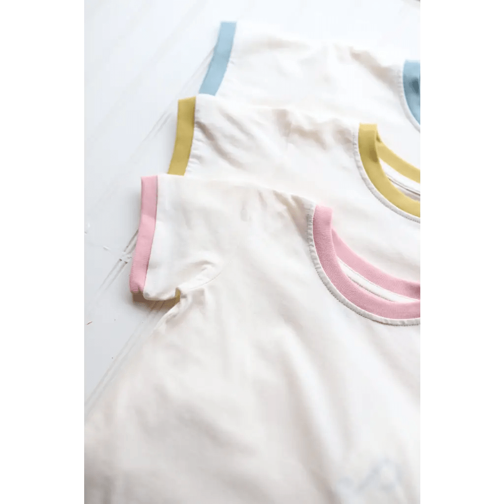 The Everyday Ringer Tee in Teal - Bright House