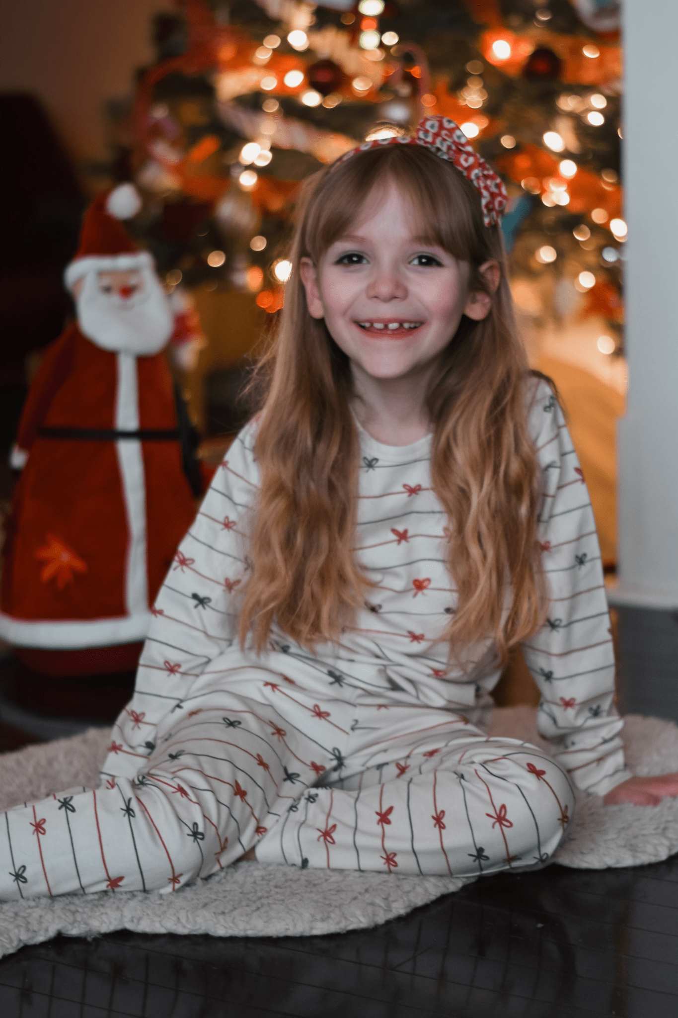 Tied with a Bow Christmas Organic Cotton Set - Bright House