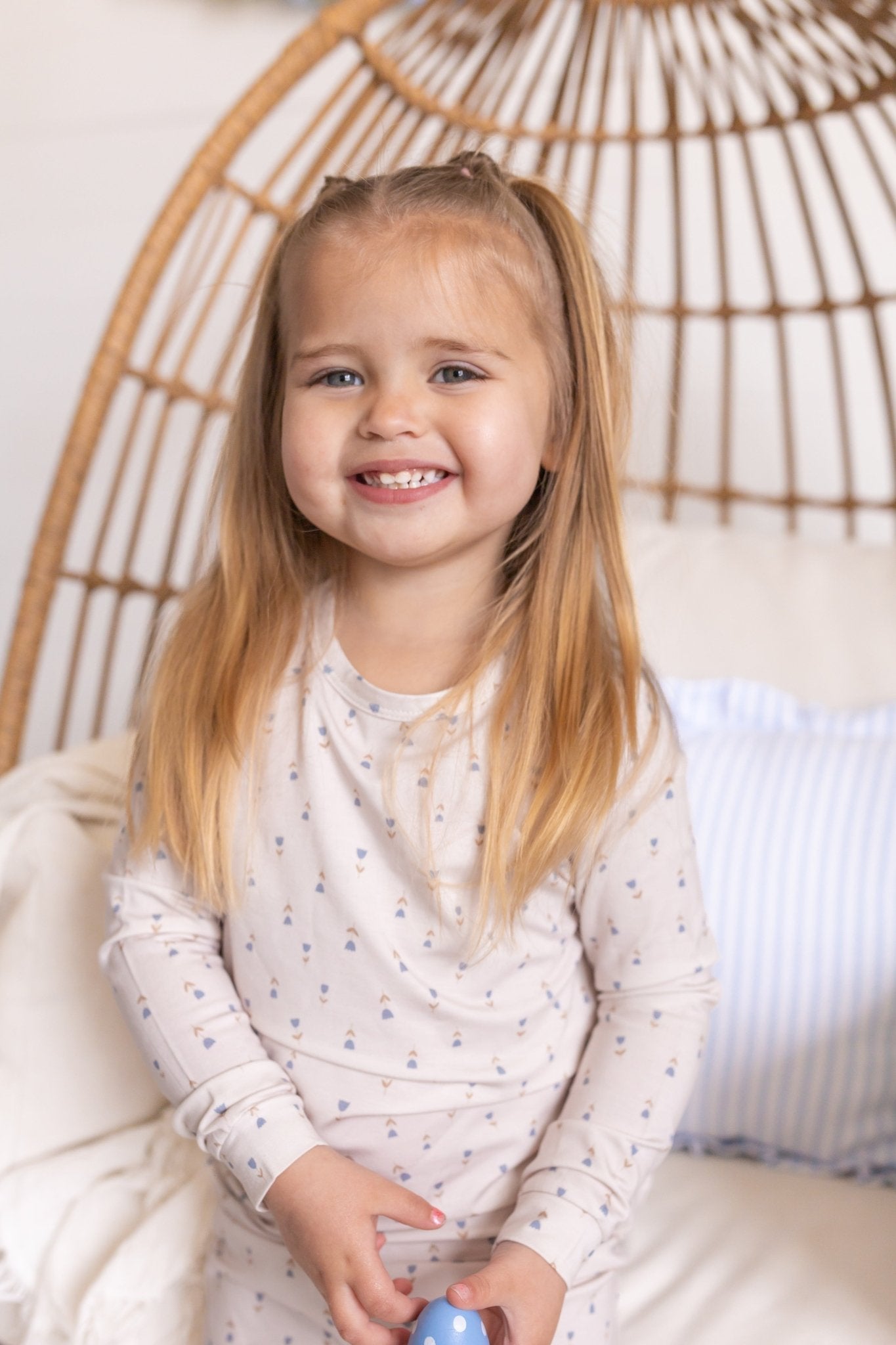 Tiny Tulips 2pc Bamboo Pajamas - Bright House