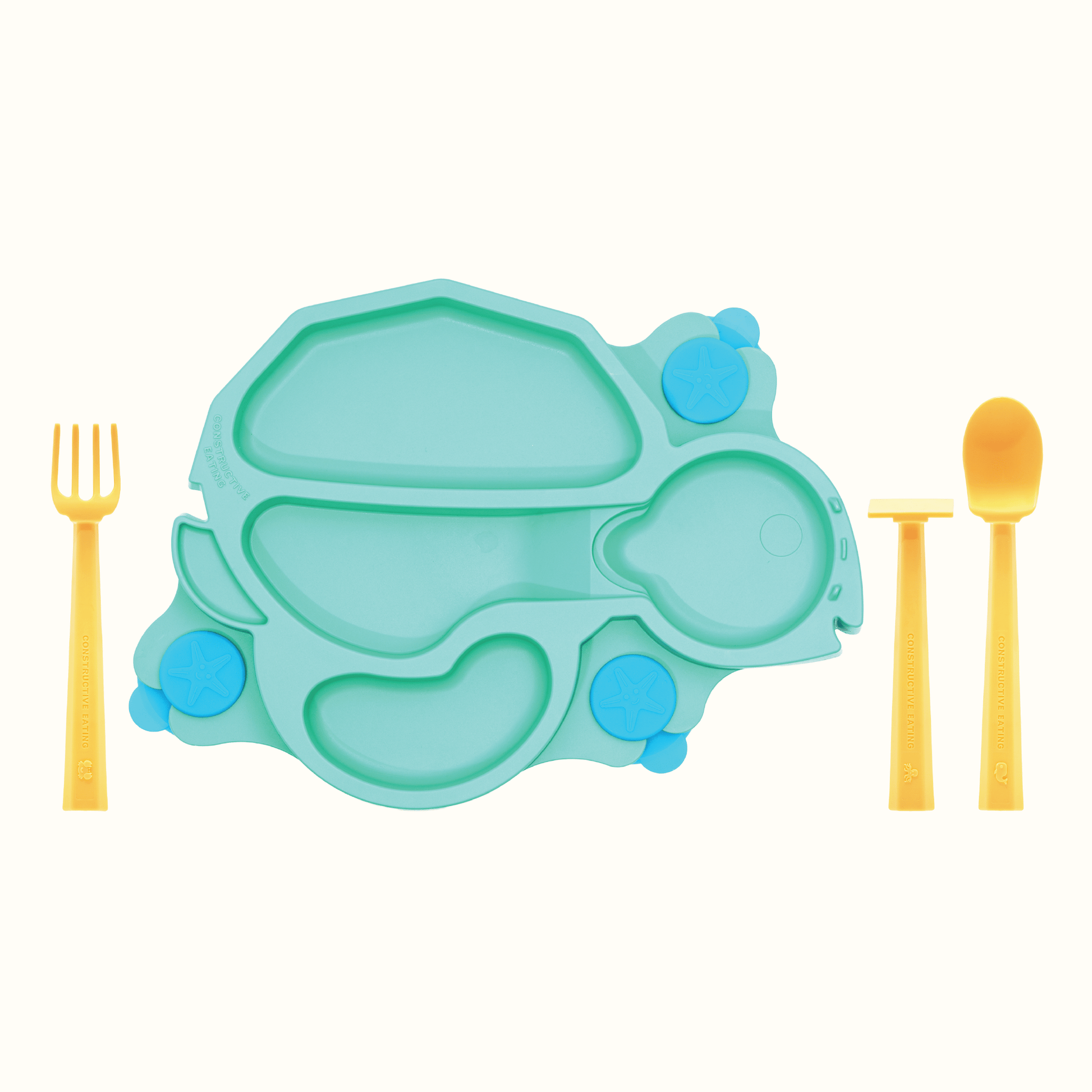 Turtle Training Plate and Utensils - Bright House