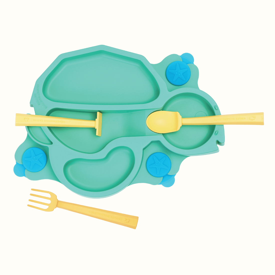 Turtle Training Plate and Utensils - Bright House