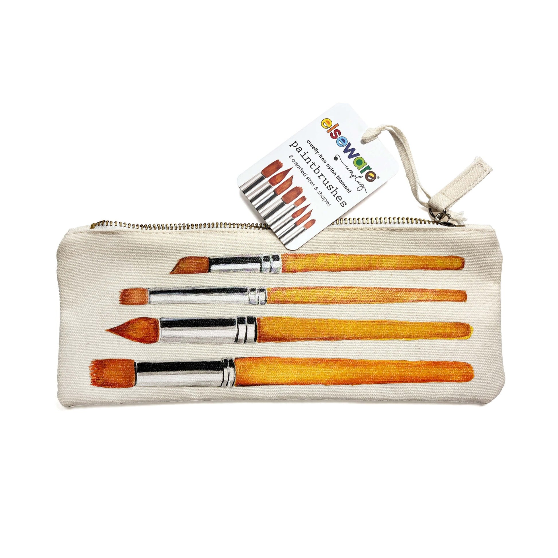 Watercolor Travel Set | Bamboo Case, Brushes, & Paper Pad - Bright House