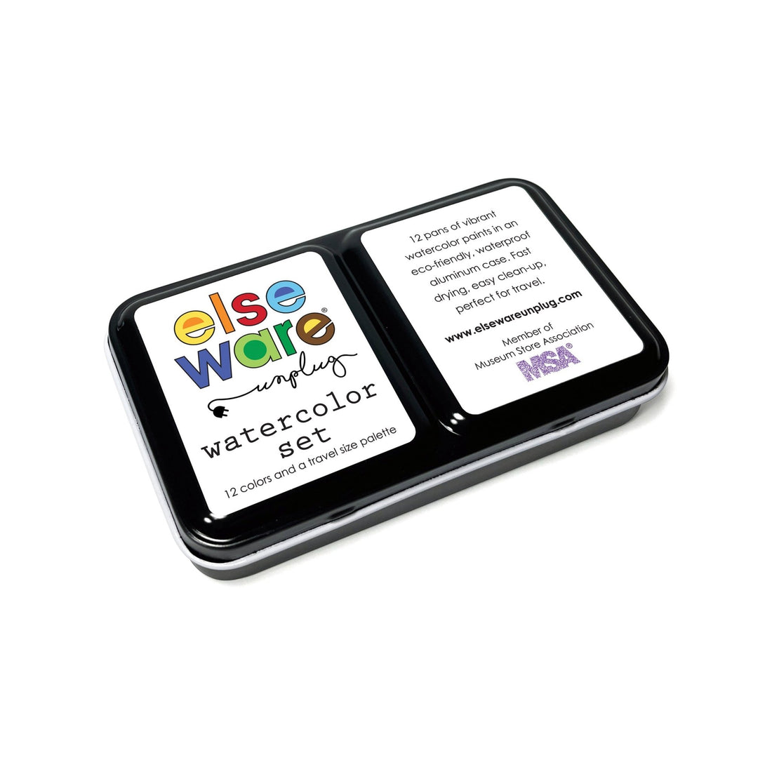 Watercolors – Metal Palette – 12 Colors – Travel Friendly - Bright House