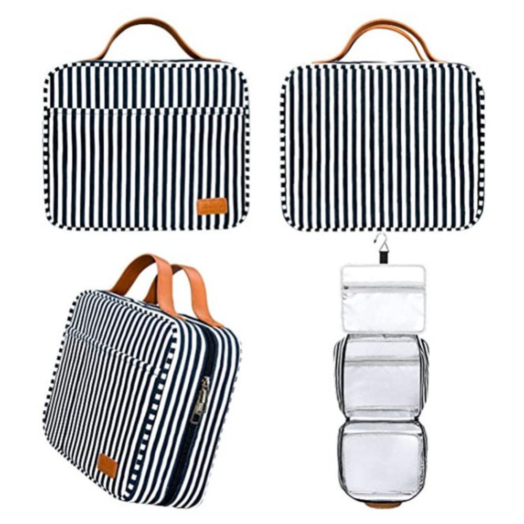 Waterproof Wash Bag, Wash Bag, Cosmetic Bag, Wash Set with Hook Travel Set Storage Bag, Toiletry Bag - Bright House