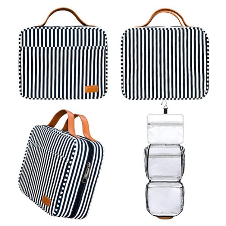 Waterproof Wash Bag, Wash Bag, Cosmetic Bag, Wash Set with Hook Travel Set Storage Bag, Toiletry Bag - Bright House