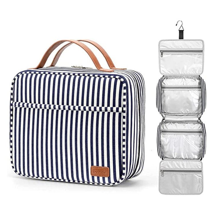 Waterproof Wash Bag, Wash Bag, Cosmetic Bag, Wash Set with Hook Travel Set Storage Bag, Toiletry Bag - Bright House