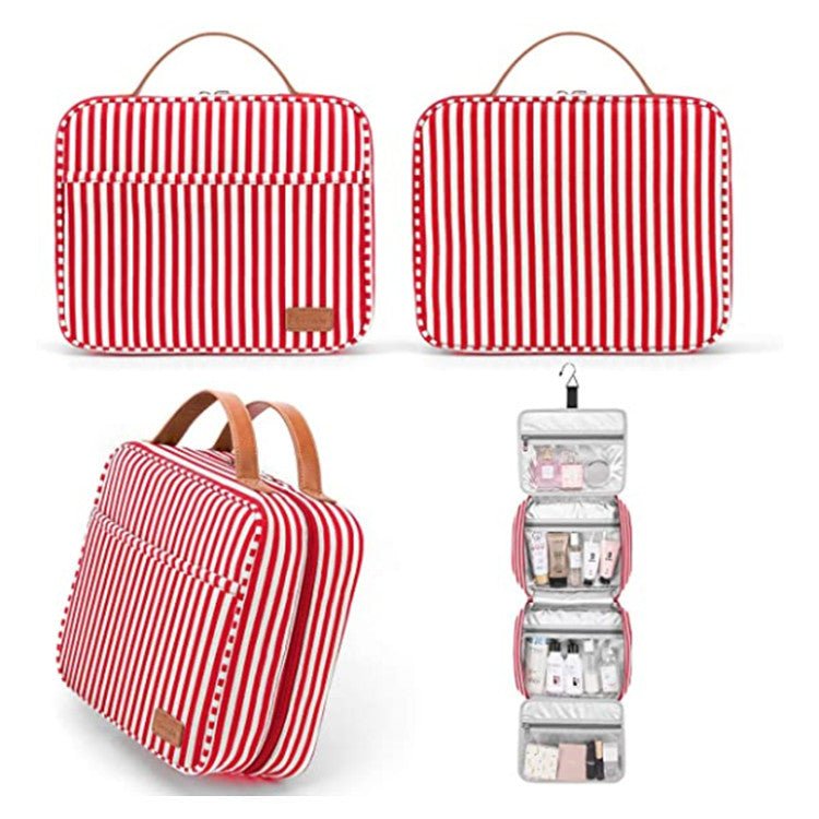 Waterproof Wash Bag, Wash Bag, Cosmetic Bag, Wash Set with Hook Travel Set Storage Bag, Toiletry Bag - Bright House