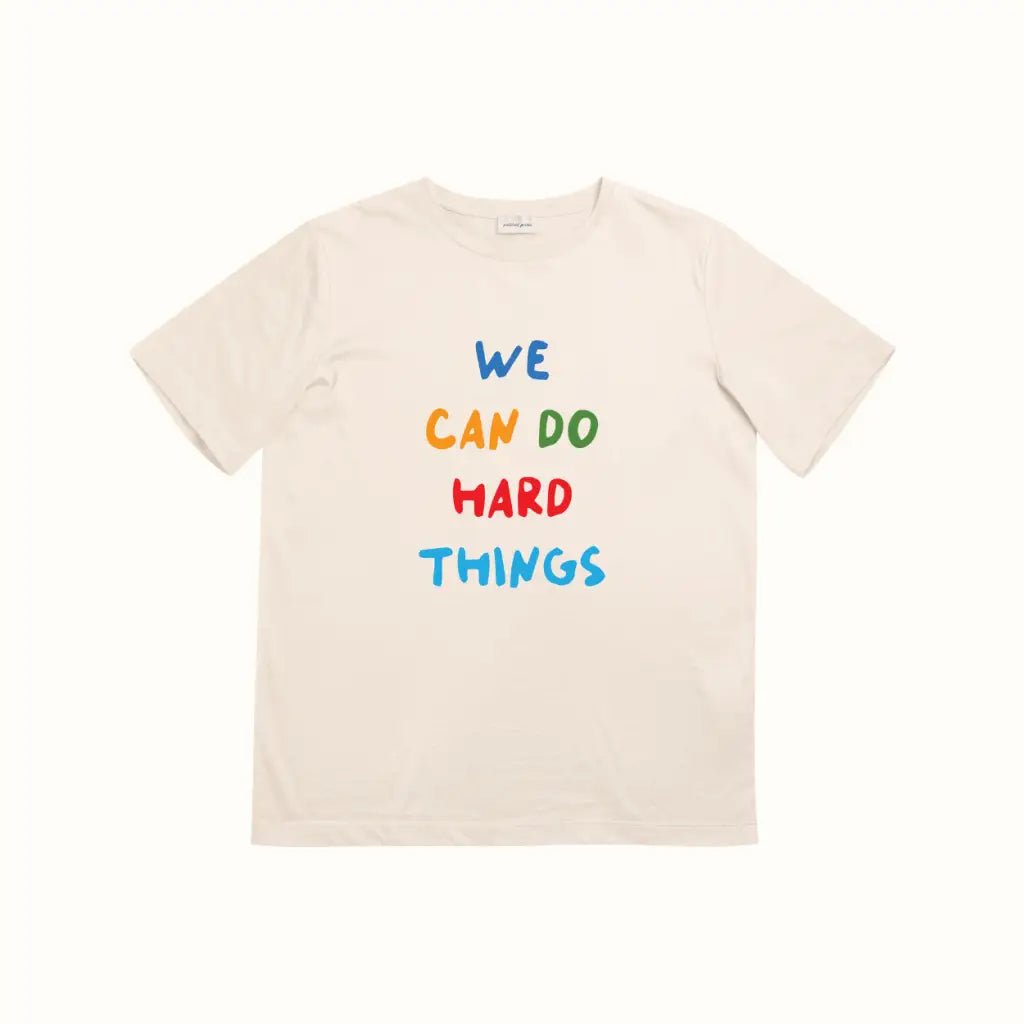 We Can Do Hard Things Kids Graphic T-Shirt - Bright House
