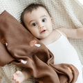 Whimsy Collection - Luxury 100% Cotton Knit Swaddle Baby Blanket - Bright House