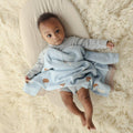 Whimsy Collection - Luxury 100% Cotton Knit Swaddle Baby Blanket - Bright House