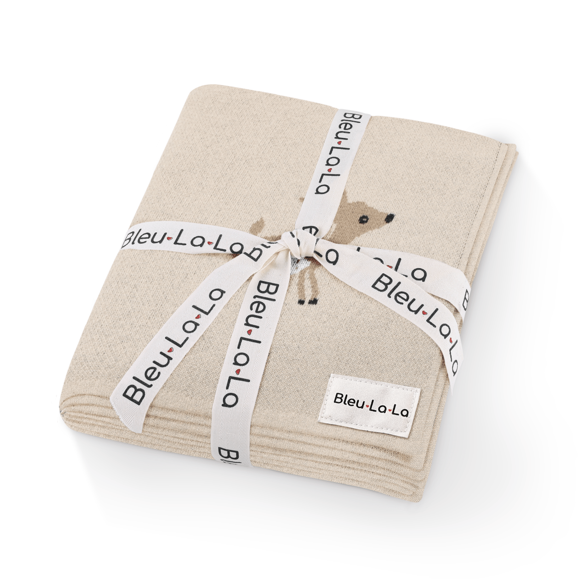 Whimsy Collection - Luxury 100% Cotton Knit Swaddle Baby Blanket - Bright House