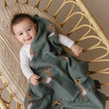 Whimsy Collection - Luxury 100% Cotton Knit Swaddle Baby Blanket - Bright House