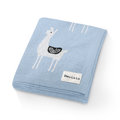 Whimsy Collection - Luxury 100% Cotton Knit Swaddle Baby Blanket - Bright House