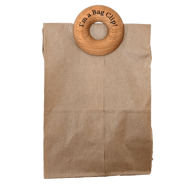 Wooden Bag Clip - Bright House